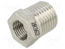 Male-female,reductive; max.10.5bar; 1.4408 stainless steel