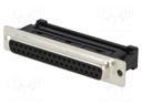 D-Sub; PIN: 37; plug; female; IDC; for ribbon cable; 1.27mm