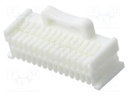 Plug; wire-board; female; DF50; 1mm; PIN: 30; w/o contacts; straight