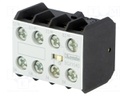 Auxiliary contacts; Series: BG; Leads: screw terminals