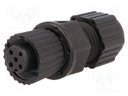 Plug; M12; PIN: 5; female; A code-DeviceNet / CANopen; for cable