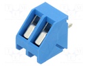 Connector: PCB terminal block; TG; 15A; 300V; terminal; PIN: 2; 5mm