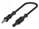Test lead; 60VDC; 30VAC; 12A; banana socket 4mm,banana plug 4mm