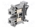 Splice terminal: rail; grey; screw terminal; polyamide; TS32,TS35