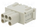 Connector: HDC; module; male; MIXO; PIN: 5