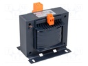 Transformer: mains; 630VA; 230VAC; 24V; Leads: terminal block; IP00