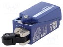 Limit switch; lever R 20,2mm, plastic roller Ø14mm; NO + NC