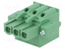 Pluggable terminal block; 5mm; ways: 3; straight; plug; female