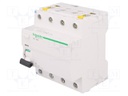 RCD breaker; Inom: 63A; Ires: 300mA; Poles: 4; 400V; Mounting: DIN