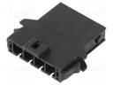 Plug; wire-wire; male; Mega-Fit; 5.7mm; PIN: 4; Layout: 1x4