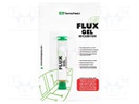 Flux: rosin based; RMA; gel; plastic container; 10ml