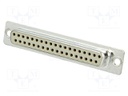 D-Sub; PIN: 37; plug; female; turned contacts; soldering