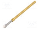 Test probe; Operational spring compression: 4.2mm; 3A; Ø: 2mm