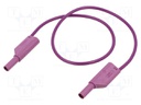 Test lead; 32A; banana plug with axial socket 4mm,both sides
