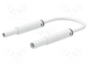 Test lead; 19A; banana socket 4mm,banana plug 4mm; insulated