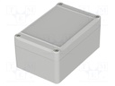 Enclosure: multipurpose; X: 80mm; Y: 120mm; Z: 57mm; EUROMAS II; grey