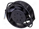 Fan: EC; 115VAC; Ø172x58mm; 230m3/h; ball; IP55