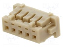 Plug; wire-board; female; DF13; 1.25mm; PIN: 5; w/o contacts