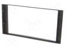 Radio mounting frame; Subaru; 2 DIN; black gloss