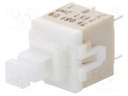 Switch: keypad; Pos: 2; DPST; 0.1A/32VDC; white; Illumin: none; none
