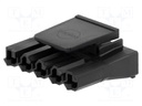 Connector: wire-board; SABRE; plug; female; PIN: 5; w/o contacts