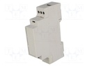 Enclosure: for DIN rail mounting; Y: 90mm; X: 17.5mm; Z: 53mm; PPO