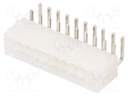 Socket; wire-board; male; MF42; 4.2mm; PIN: 20; THT; PCB snap; 7A