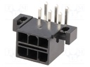 Socket; wire-board; male; Mini-Fit TPA; 4.2mm; PIN: 6; THT; 13A