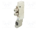 Electromagnetic valve; 5/2 monostable; 8mm; Pressure: 1.5÷7bar