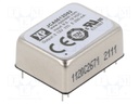 Isolated Board Mount DC/DC Converter, 2:1 Input, ITE, 2 Output, 6 W, 12 V, 250 mA, -12 V