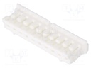 Plug; wire-board; female; 140; 2mm; PIN: 10; w/o contacts; for cable