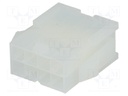 Plug; wire-wire; male; Mini-Fit Jr; 4.2mm; PIN: 8; w/o contacts