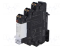 Relay: interface; SPDT; Ucntrl: 230VAC; 16A; DIN; Variant: Relay set