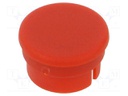 Cap; polyamide; red; 12.5mm
