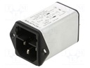 POWER ENTRY MODULE, PLUG, 10A