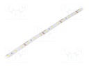 LED tape; white neutral; 2835; 12V; LED/m: 60; 8mm; IP64; 6W/m