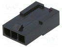 Plug; wire-wire; male; Micro-Fit 3.0; 3mm; PIN: 3; w/o contacts