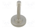 Knob; Ø: 30mm; Ext.thread: M8; 10mm; H: 42mm; stainless steel