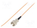 Optic fiber pigtail; OM2; FC/UPC; 1m; LSZH; orange; Wire dia: 0.9mm