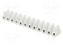 Terminal block; screw terminal; ways: 12; 0.5÷10mm2; terminals: 24