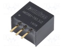 Converter: DC/DC; 3.3W; Uin: 6÷36V; Uout: 3.3VDC; Iout: 1A; SIP3; 1.9g