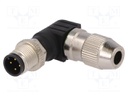 Plug; M12; PIN: 4; male; A code-DeviceNet / CANopen; for cable; IDC