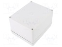 Enclosure: multipurpose; X: 140mm; Y: 170mm; Z: 95mm; PICCOLO; ABS