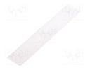 Cover for LED profiles; frosted; 1m; Application: FLAT8; V: H