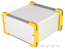 Enclosure: with panel; FR; X: 116mm; Y: 100mm; Z: 63.5mm; aluminium