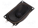 Loudspeaker; 2W; 4Ω; 71x41x27mm; 220÷20000Hz; Sound level: 81dB