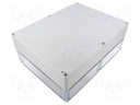 Enclosure: multipurpose; X: 230mm; Y: 300mm; Z: 110mm; EURONORD; grey
