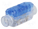Quick splice; CoolSplice; IDC; 0.34÷0.52mm2; blue; ways: 2; IP68