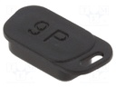 Protection cover; PIN: 9; D-Sub 9pin,D-Sub HD 15pin; male