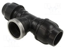 Splice terminal: clamping; for PE pipes; Plast; Medium: water